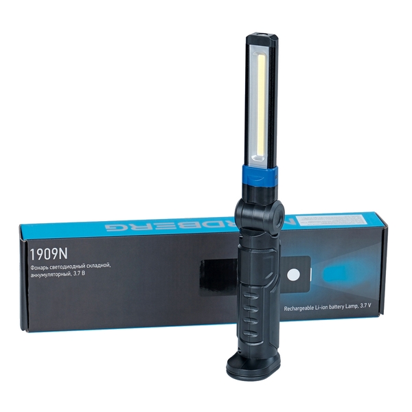 Фонарь светодиодный, складной, аккумуляторный, 3,7В 1909N