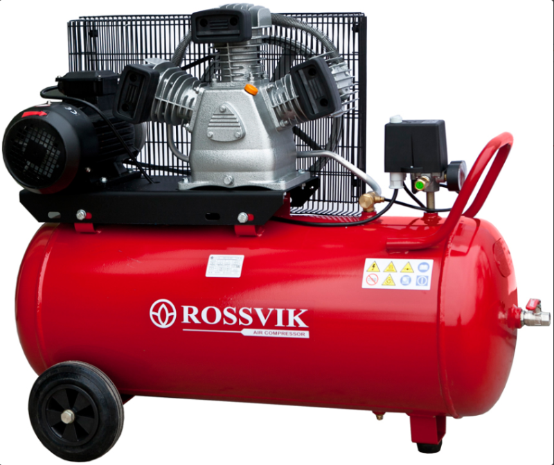 Поршневой компрессор 580л/мин, ресивер 50л, ROSSVIK СБ4/С-50.LB40
