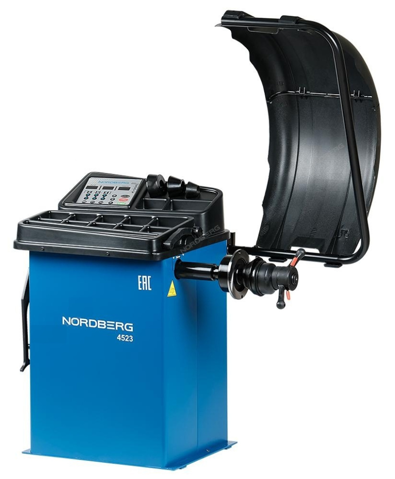 Балансировочный станок с автоматическим вводом 2х параметров NORDBERG 4523 220V синий