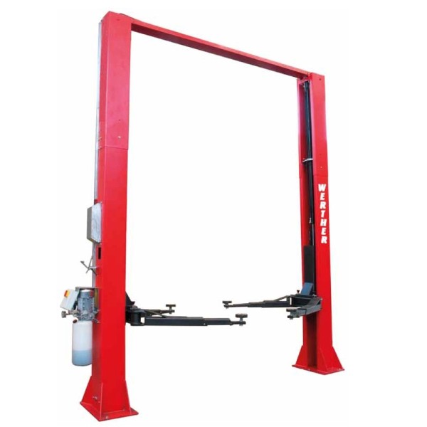 Подъемник двухстоечный г/п 3,2 т электрогидравлический с верхней синхронизацией WERTHER 210I/32