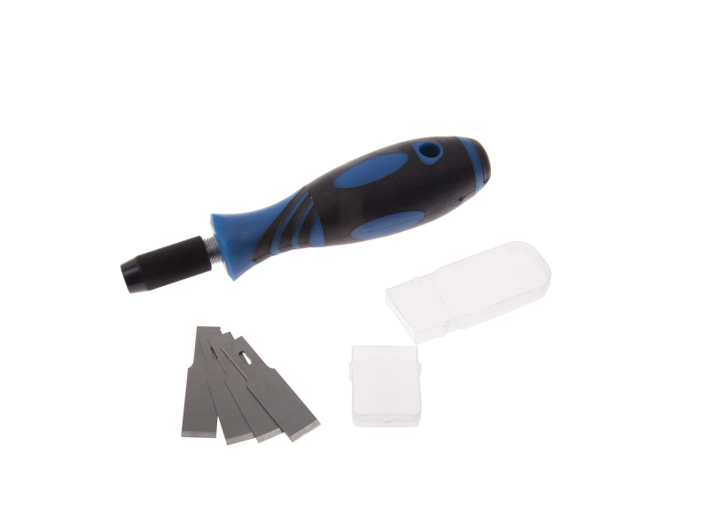 МАСТАК Нож скребковый с набором лезвий 107-03012