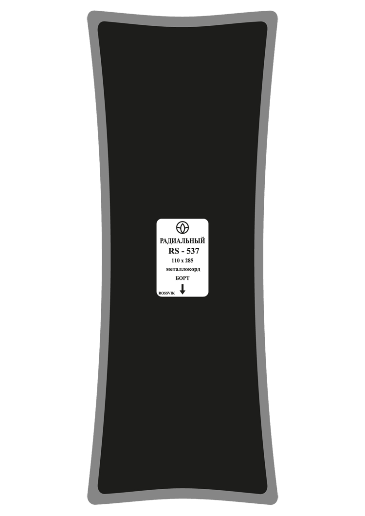 Пластырь RS-537 м/корд 110х285мм 