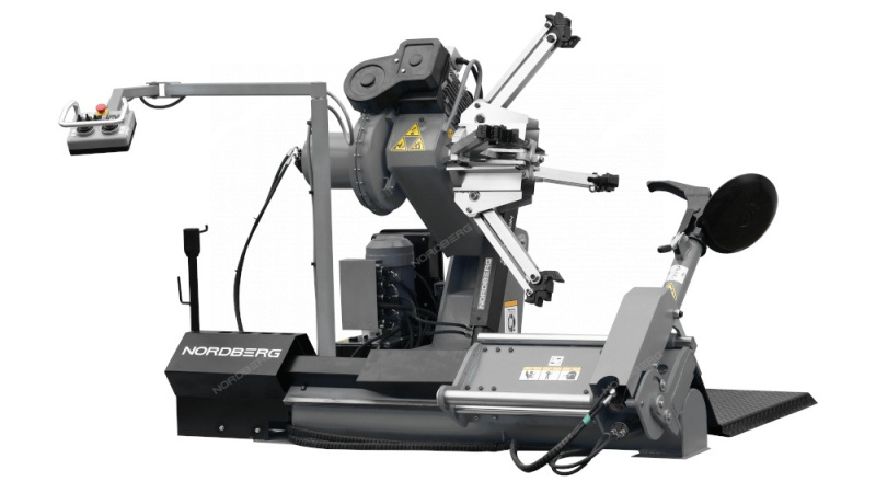 Станок шиномонтажный для грузовых автомобилей 14"-42", с пультом, 380V, серый NORDBERG 46TRK42