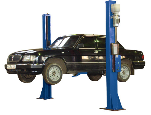 Подъемник двухстоечный г/п 3 т электрогидр-й с нижней с-й Автоспецоборудование ПЛГ-3 220В