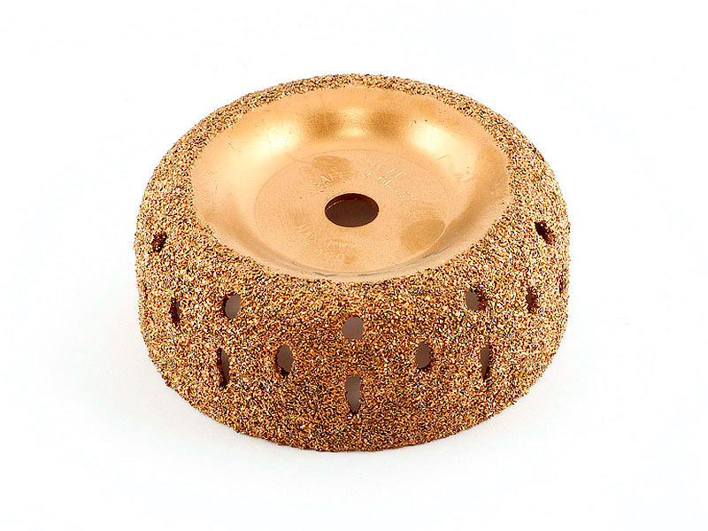 Шероховальный контурный круг 100х40мм зерно 36 RUBBERHOG S2022