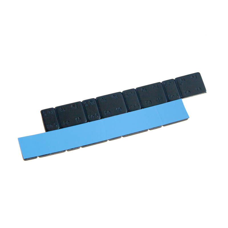 Груза адгезивные (Синий скотч) (Черная эмаль) (100 шт.) 5-10 гр НОРМ Fe 081B